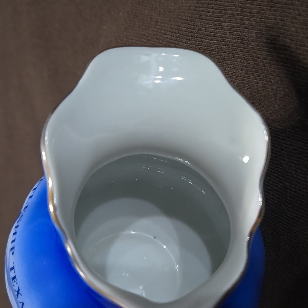 Vintage Souvenir Pitcher San Jacinto Monument U.S.S. Battleship Texas Houston - Picture 6 of 6